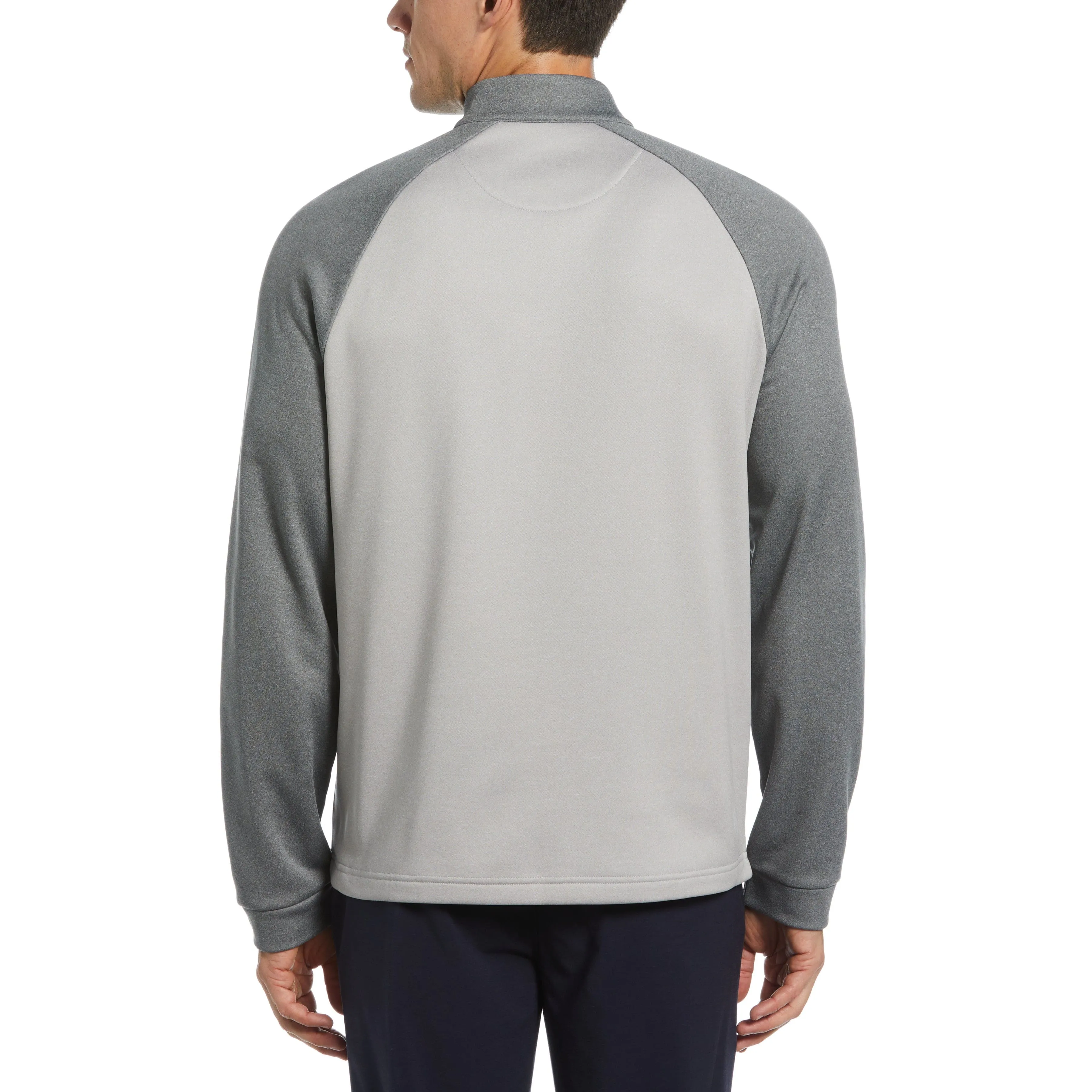 1/4 Zip Raglan Color Block Pullover