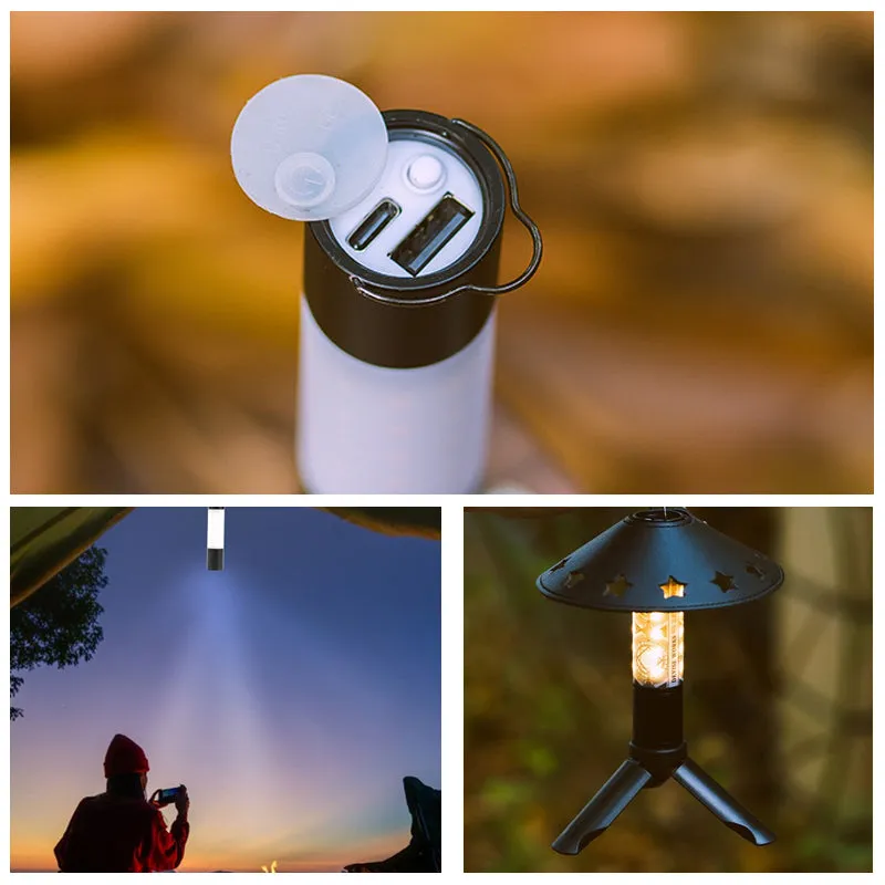 4 in 1 Multifunctional LED Camping Lamp