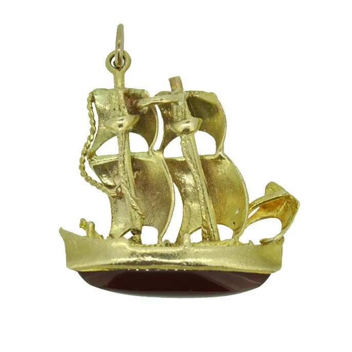 9ct Sailing Boat Charm