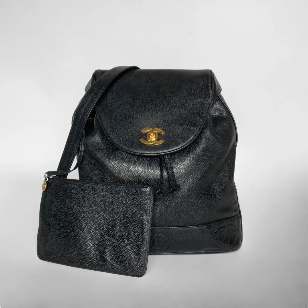 Chanel CC Backpack Caviar Leather