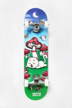 Death Valley Cat Mushroom Skateboard 7.75