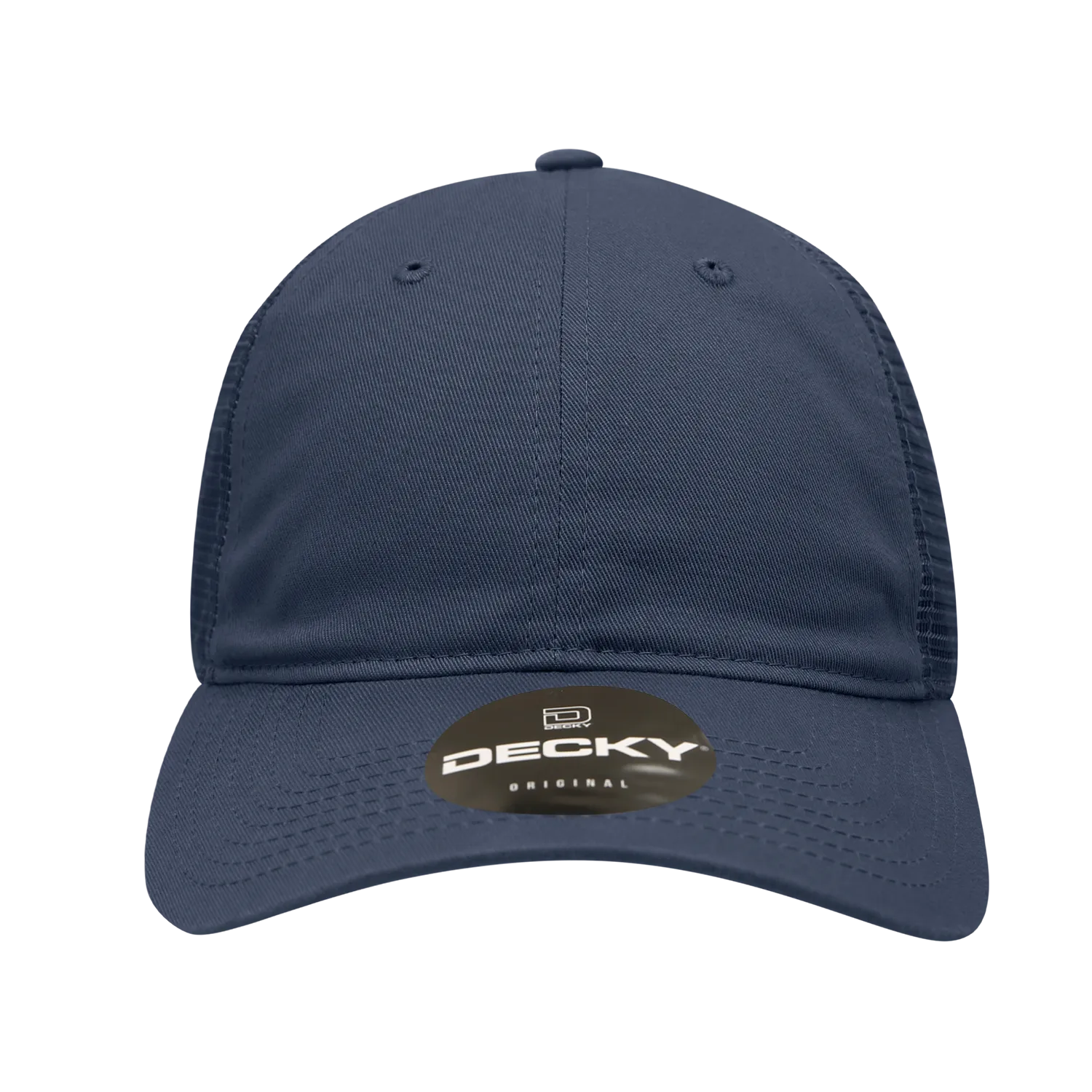 Decky 120 - 6-Panel Low Profile, Relaxed Cotton Trucker Cap