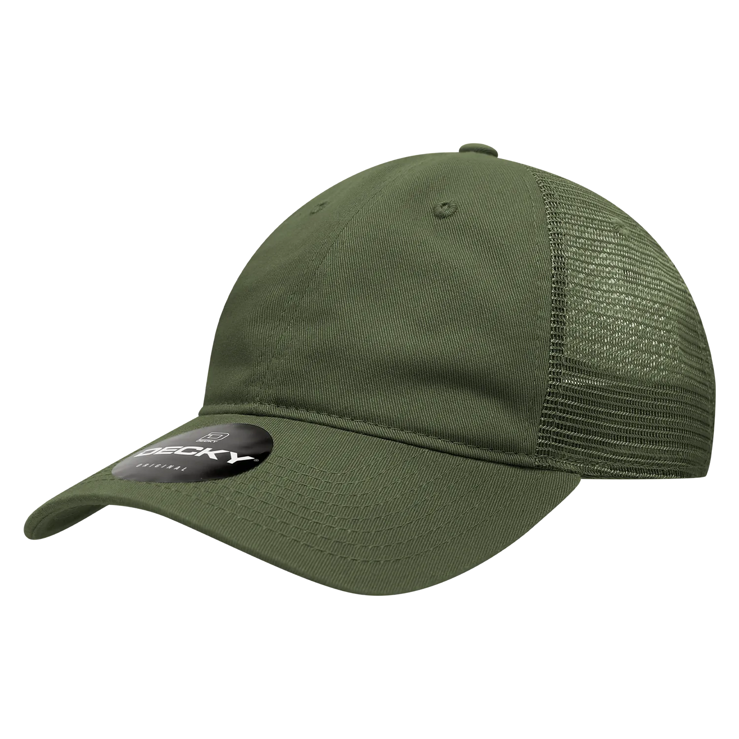 Decky 120 - 6-Panel Low Profile, Relaxed Cotton Trucker Cap