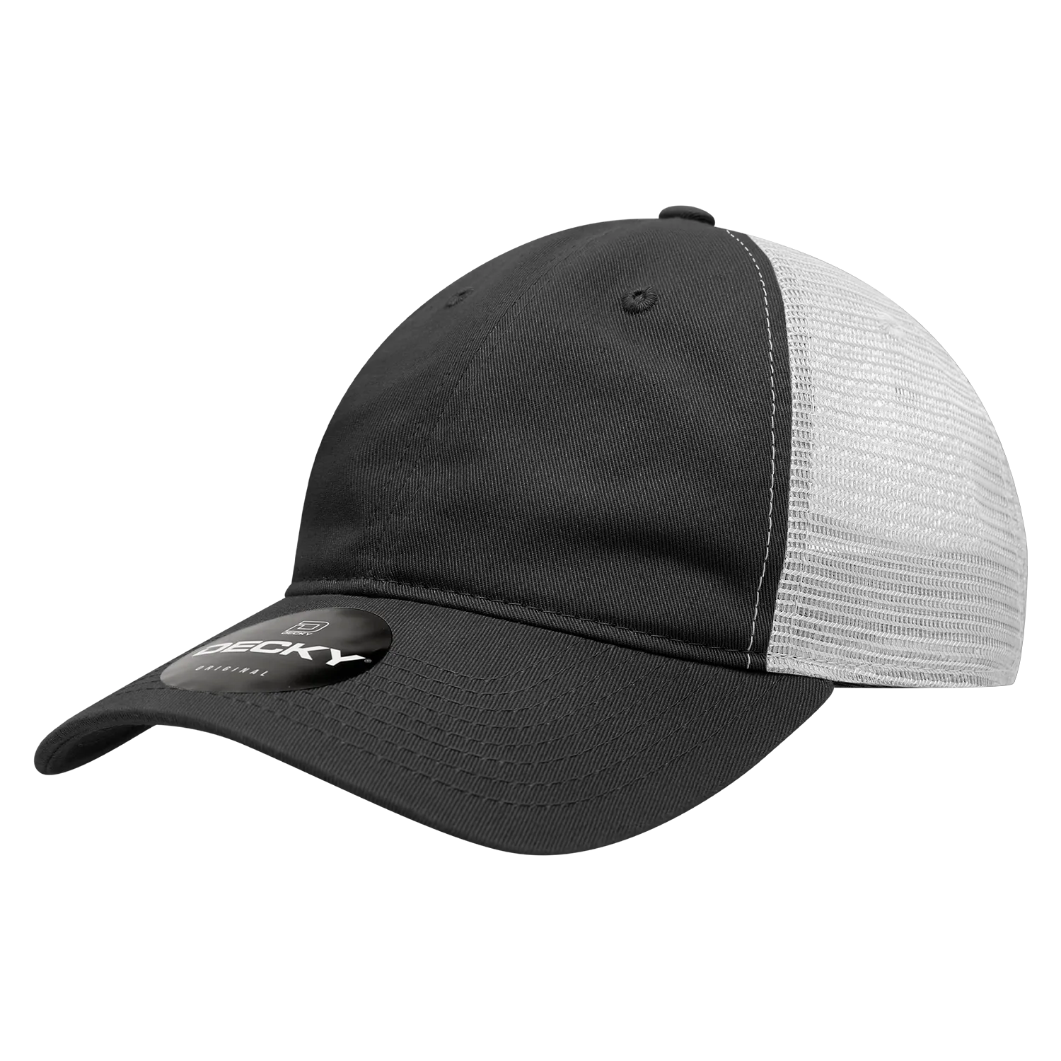 Decky 120 - 6-Panel Low Profile, Relaxed Cotton Trucker Cap