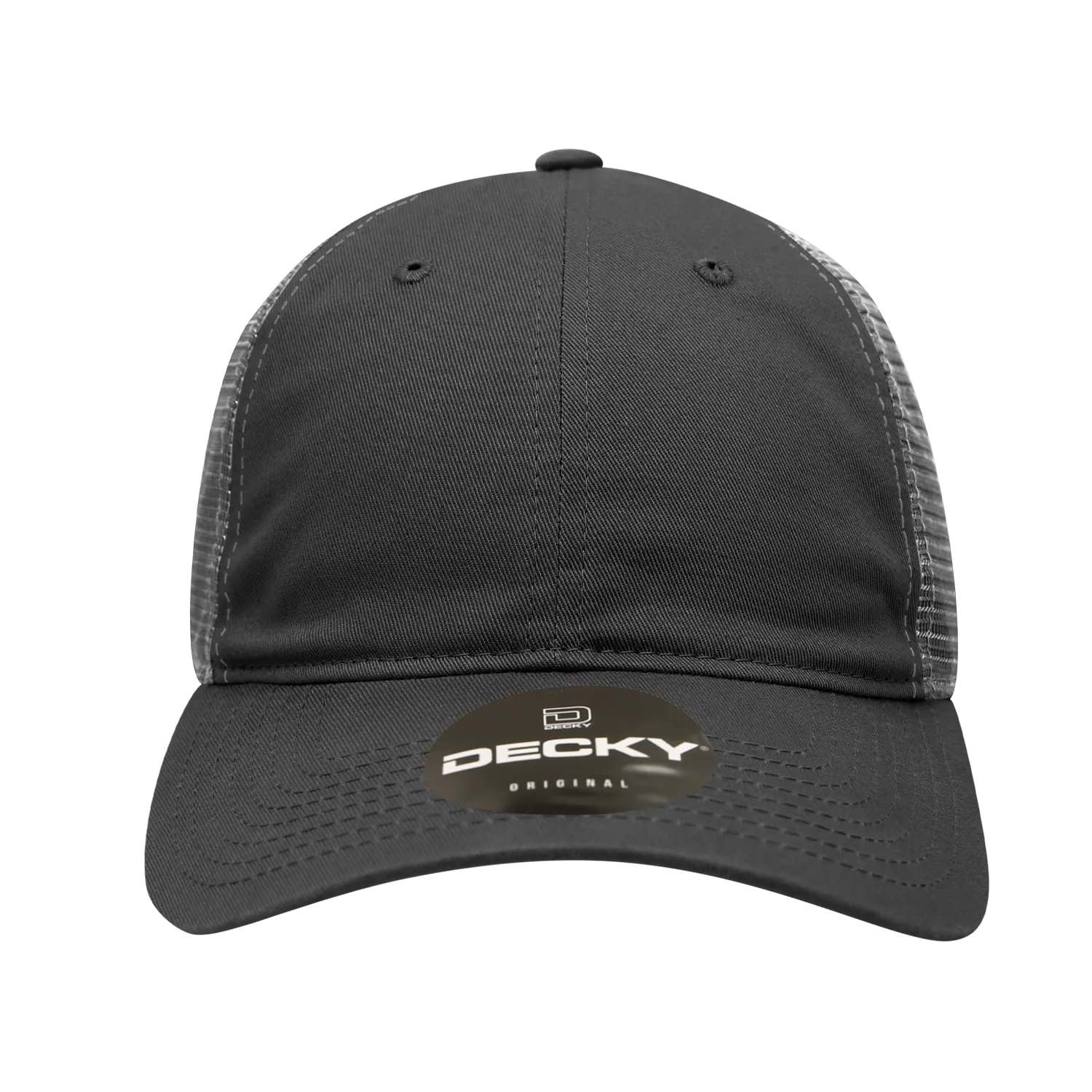 Decky 120 - 6-Panel Low Profile, Relaxed Cotton Trucker Cap