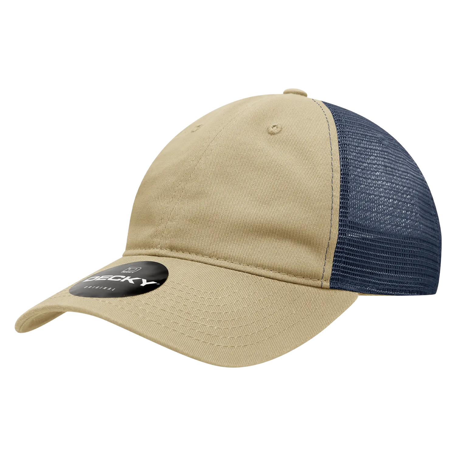 Decky 120 - 6-Panel Low Profile, Relaxed Cotton Trucker Cap