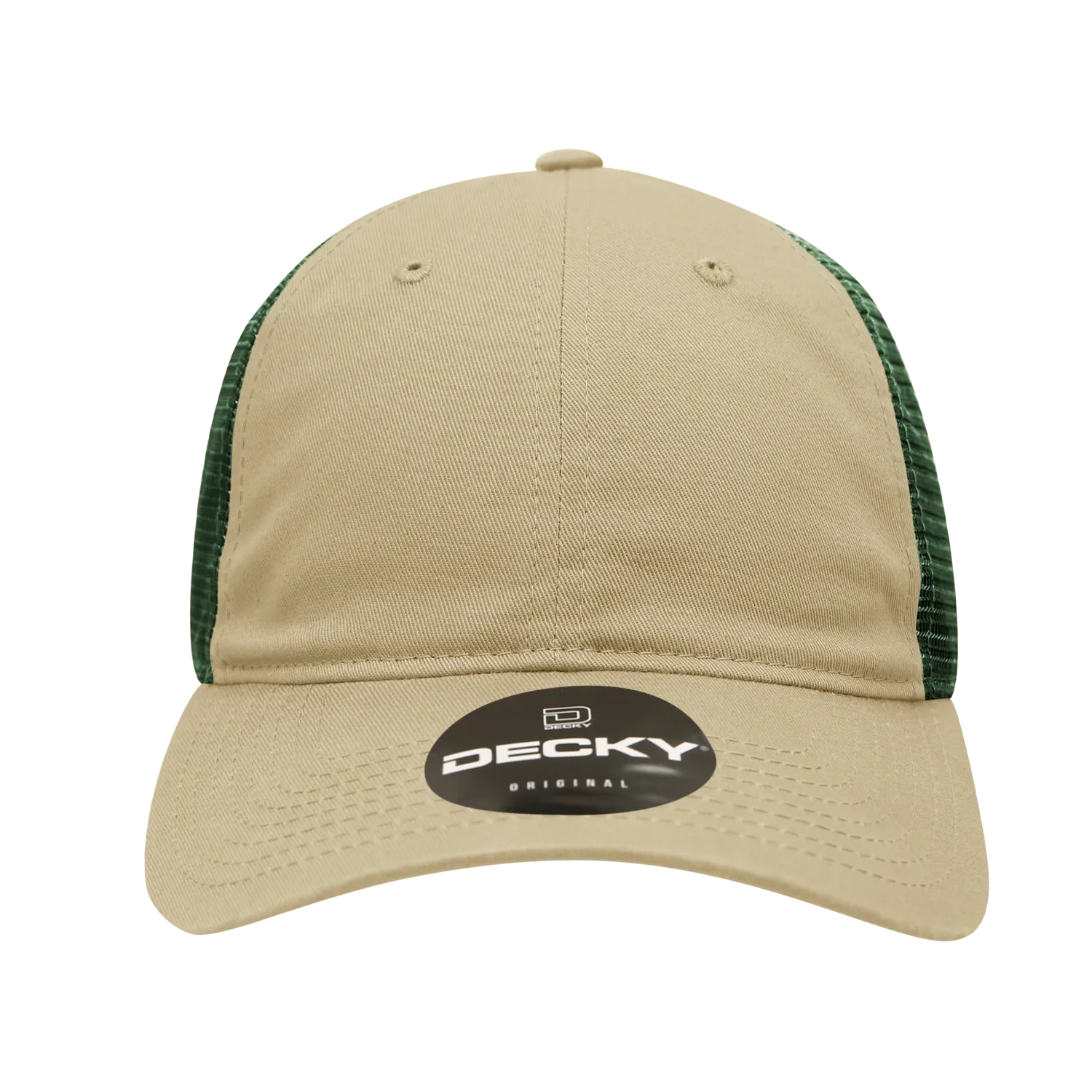 Decky 120 - 6-Panel Low Profile, Relaxed Cotton Trucker Cap