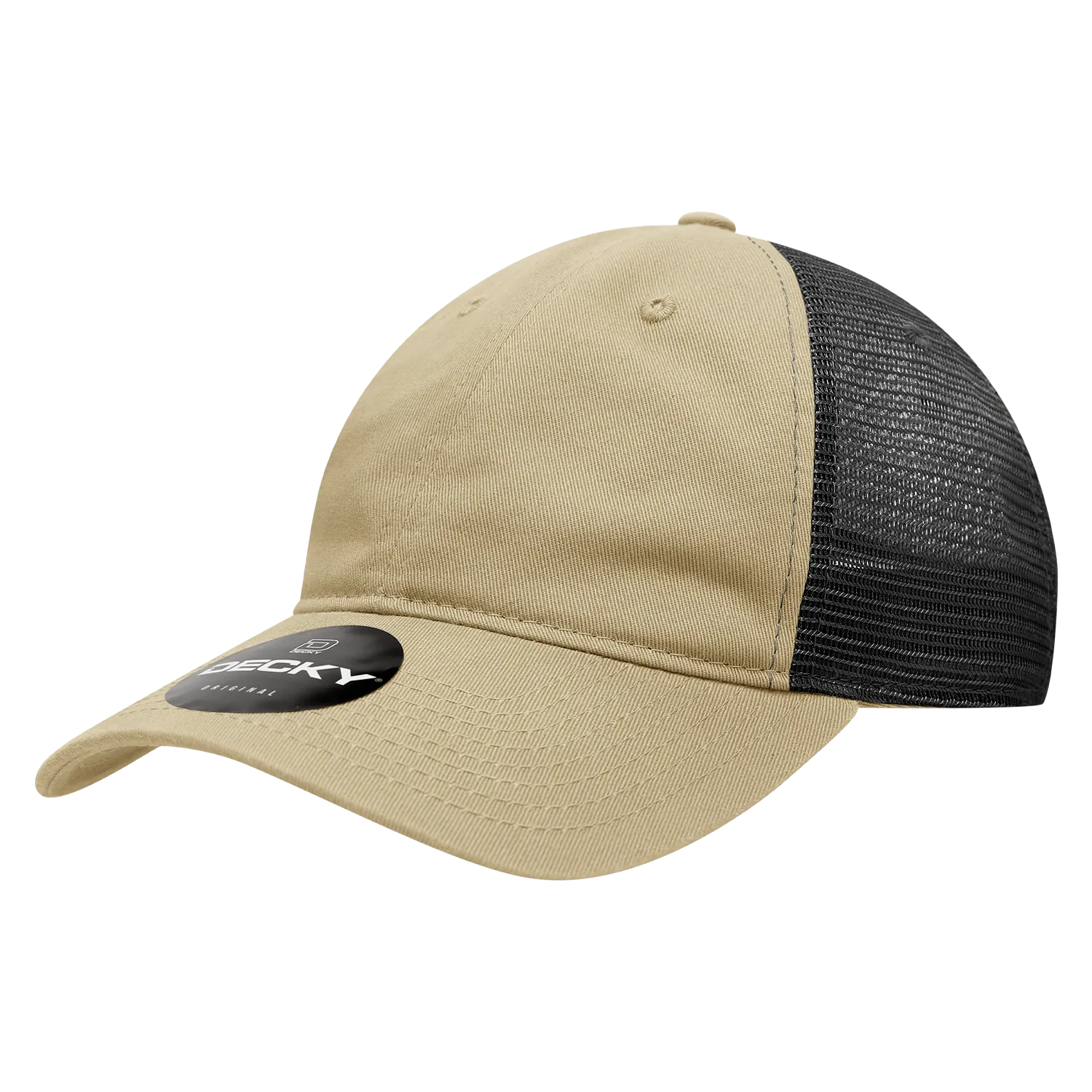 Decky 120 - 6-Panel Low Profile, Relaxed Cotton Trucker Cap