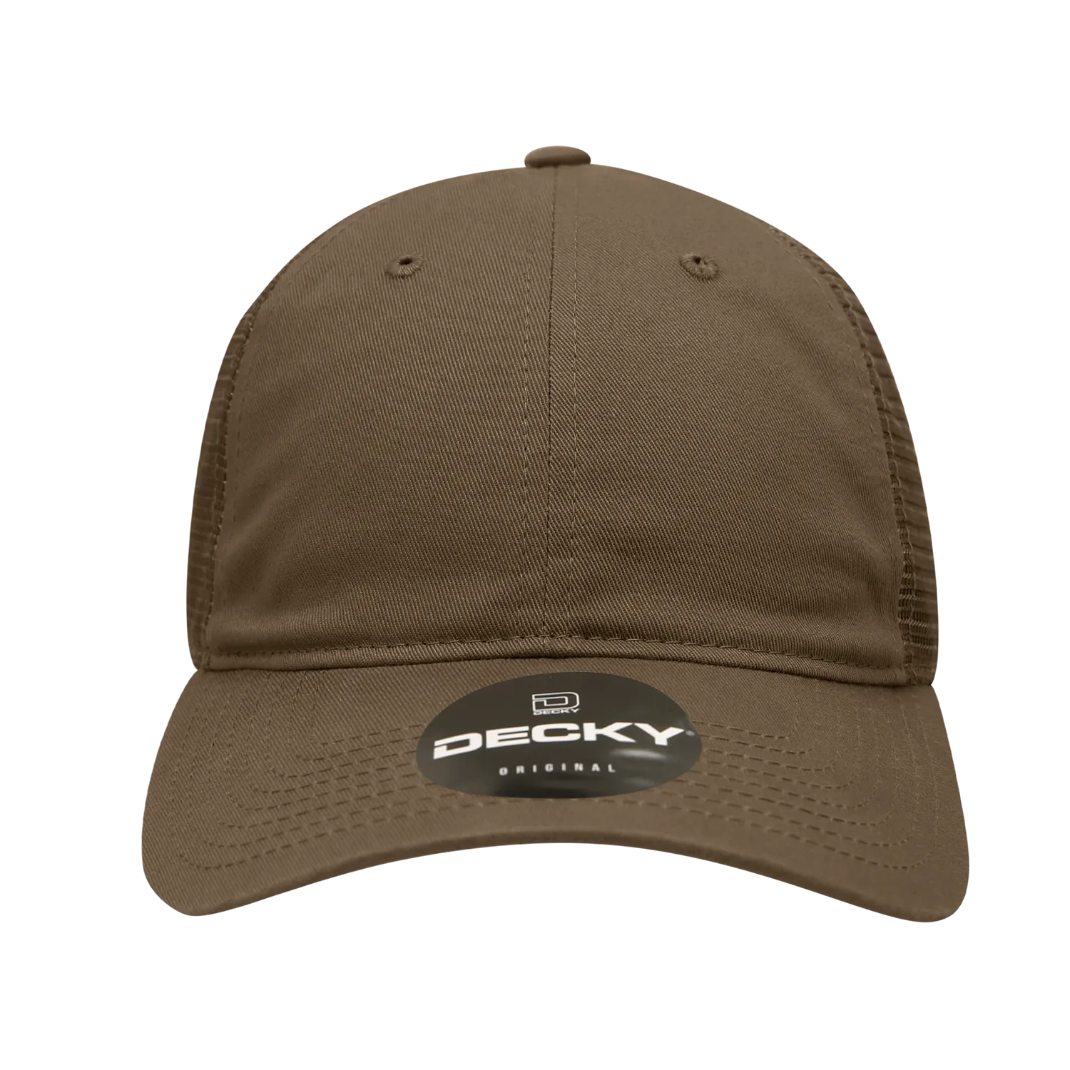 Decky 120 - 6-Panel Low Profile, Relaxed Cotton Trucker Cap