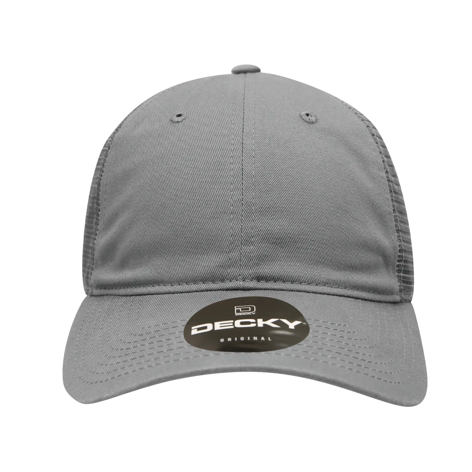 Decky 120 - 6-Panel Low Profile, Relaxed Cotton Trucker Cap