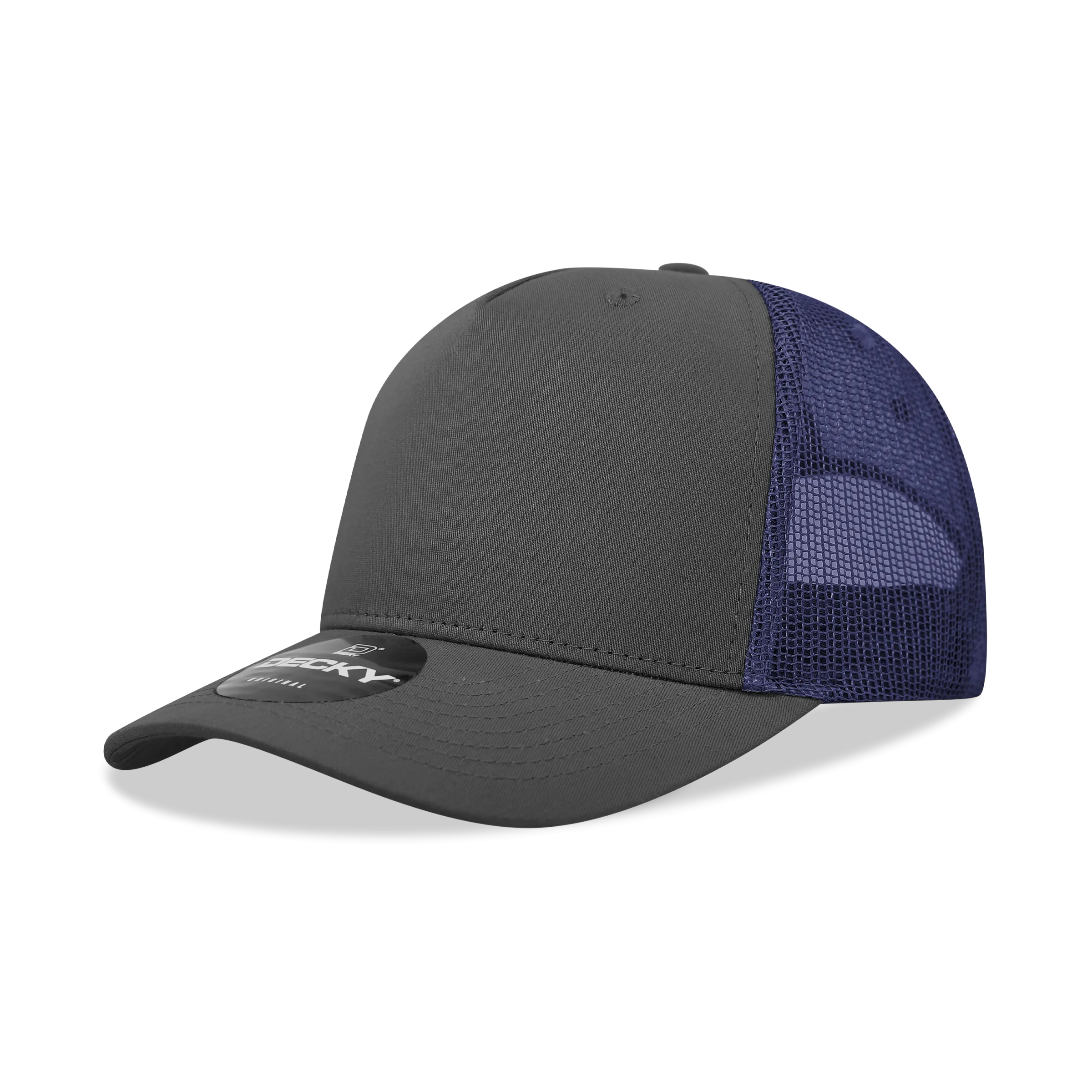 Decky 6030 - Classic, 5-Panel Retro Trucker Cap - CASE Pricing