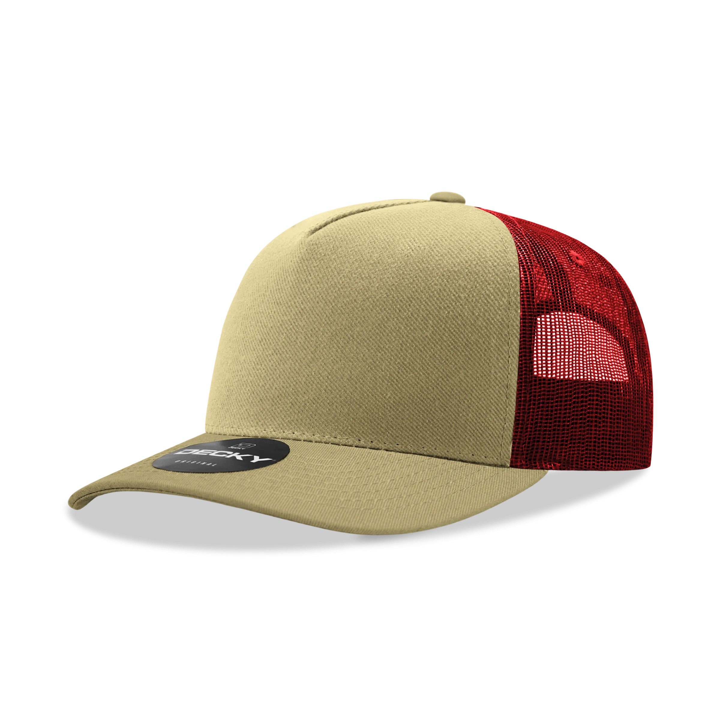 Decky 6030 - Classic, 5-Panel Retro Trucker Cap - CASE Pricing