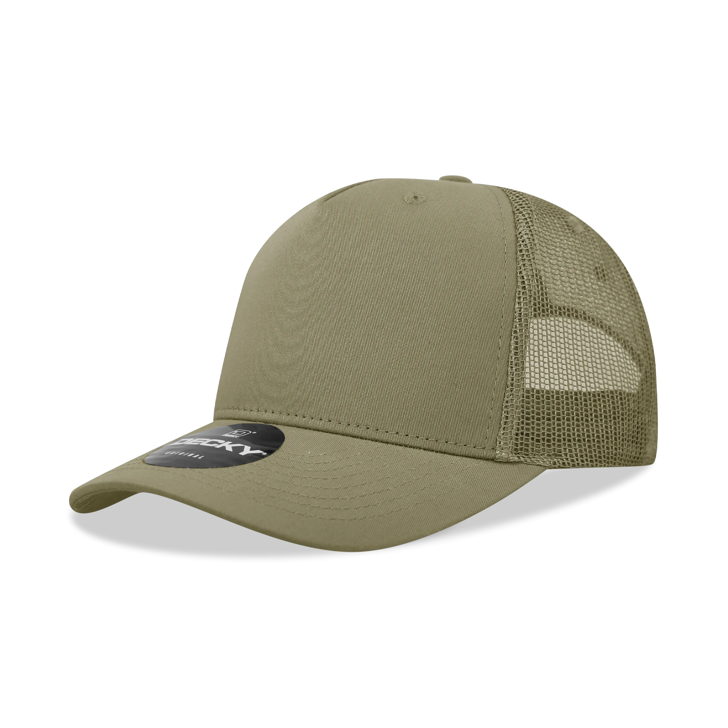 Decky 6030 - Classic, 5-Panel Retro Trucker Cap - CASE Pricing