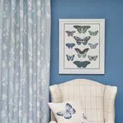 Dragonfly Garden Chalk Blue Fabric