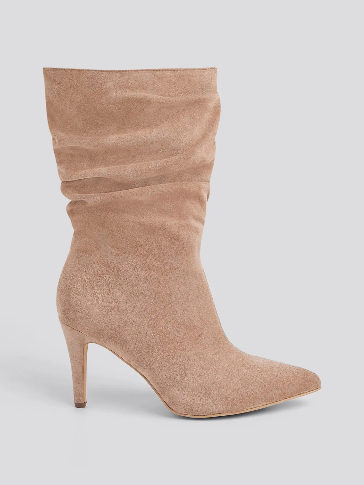 Fawn Wide Width Mid-Calf Slouch Boots