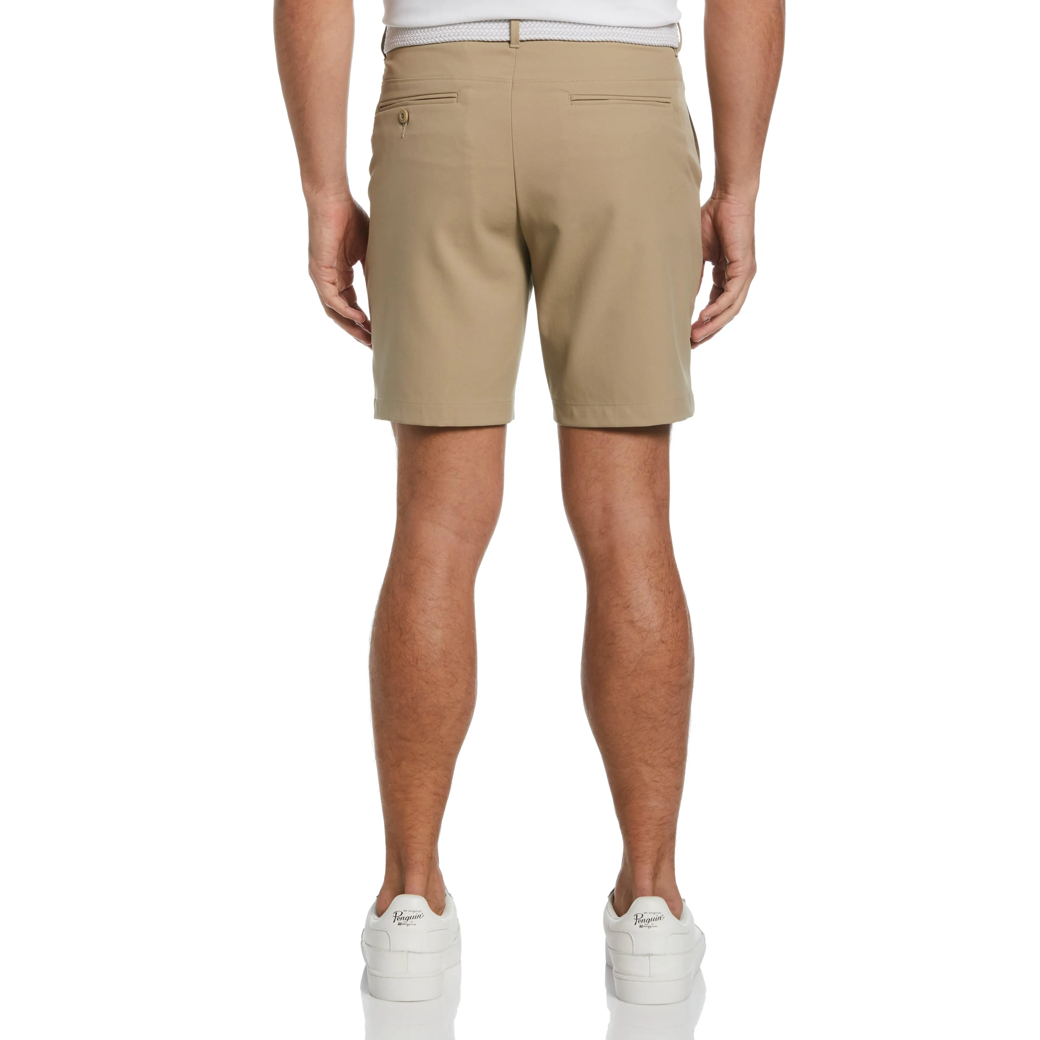 Flat Front Solid Golf Short