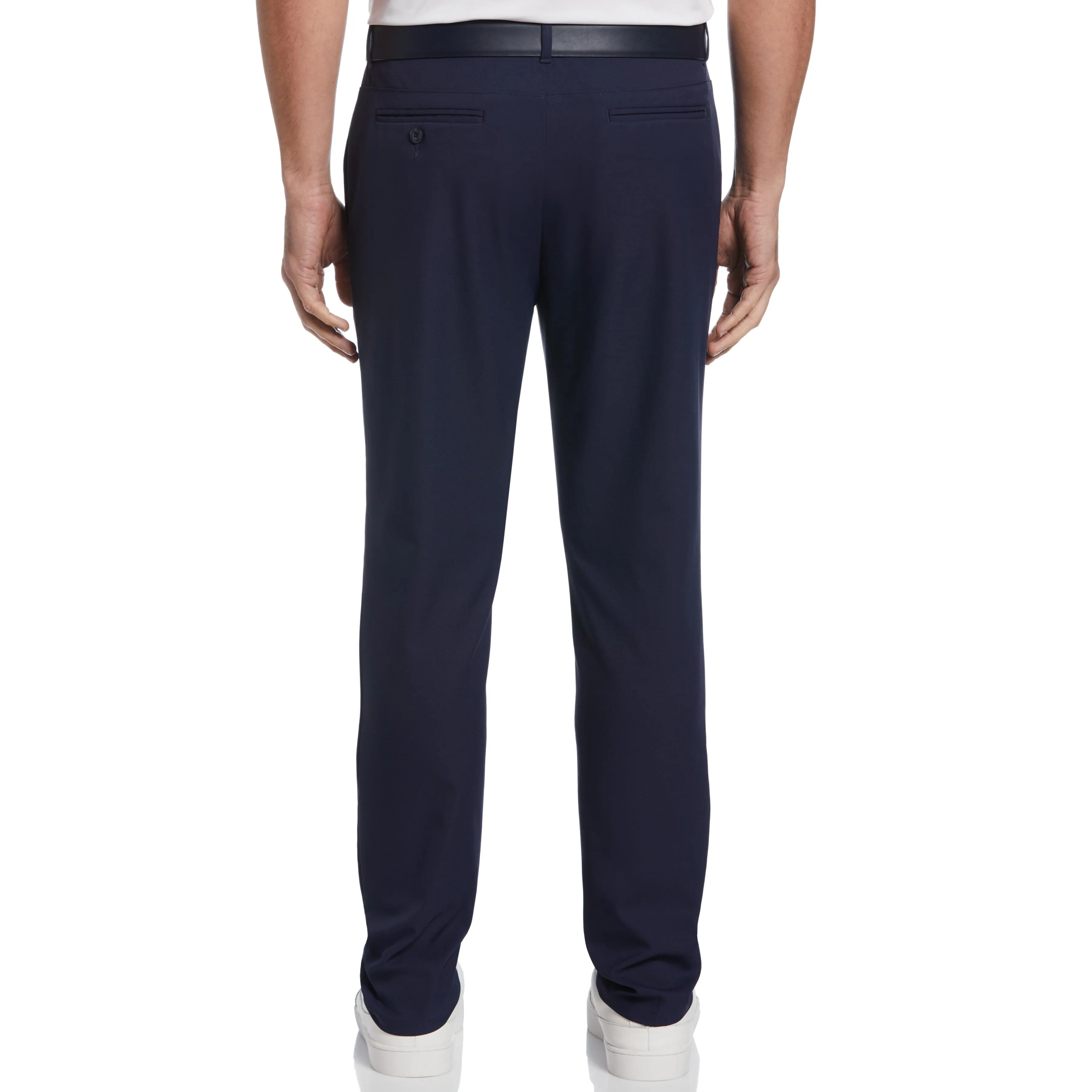 Flat Front Solid Golf Trousers