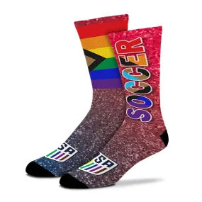 For Bare Feet USMNT Pride Confetti Socks