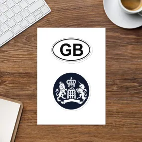 GB and SIS Logo Sticker Sheet