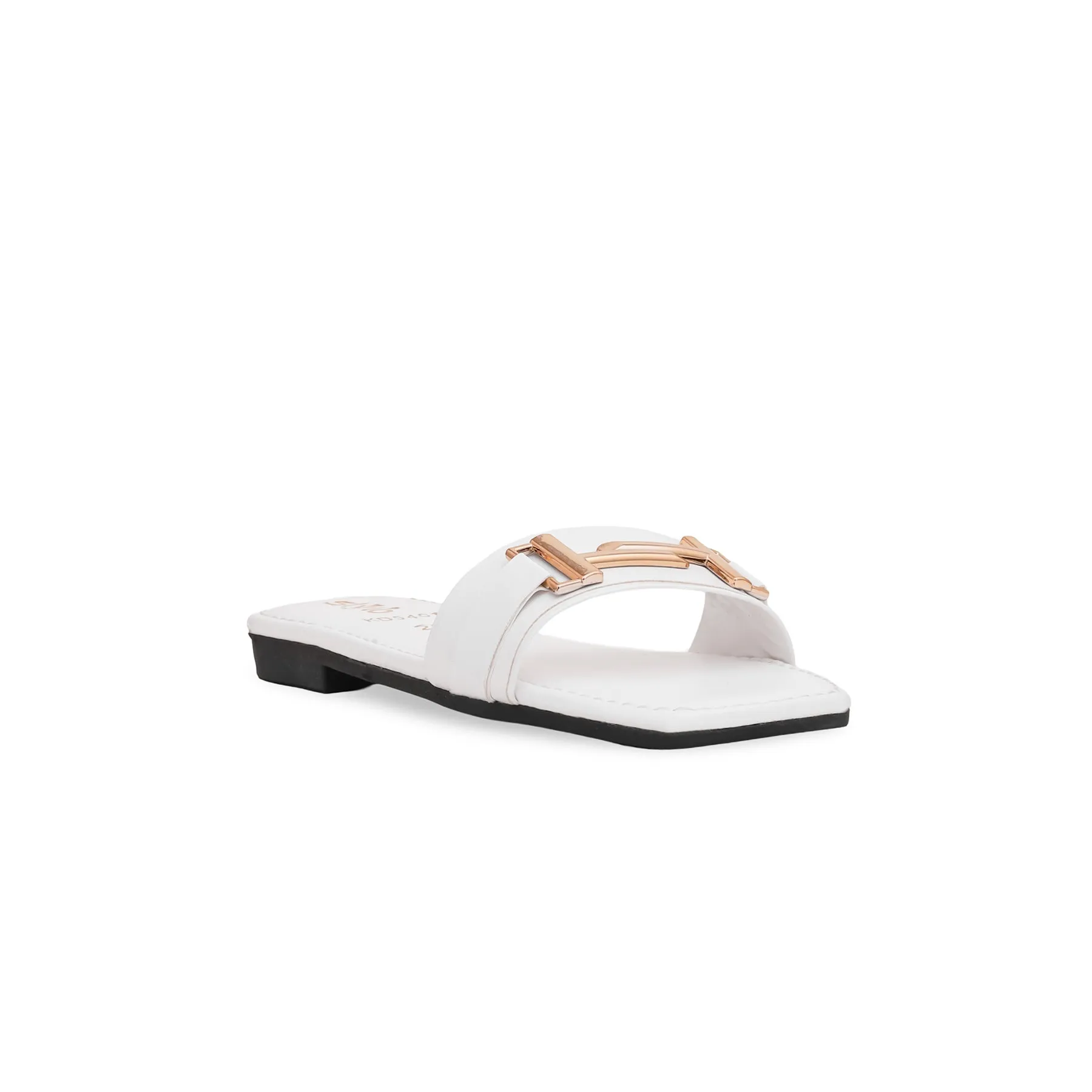 Girls White Formal Slipper KD5401