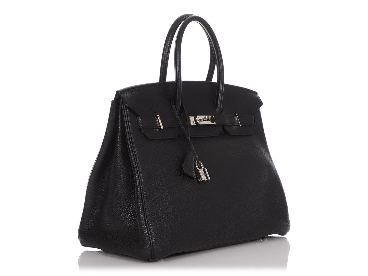 Hermès Black Togo Birkin 35