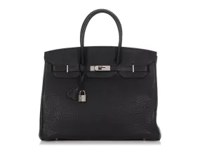 Hermès Black Togo Birkin 35