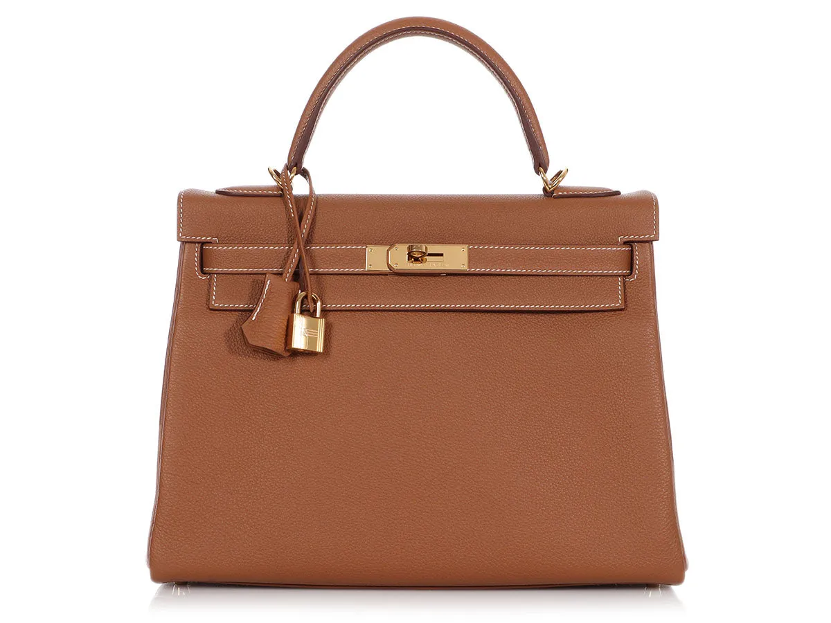 Hermès Gold Togo Kelly 32