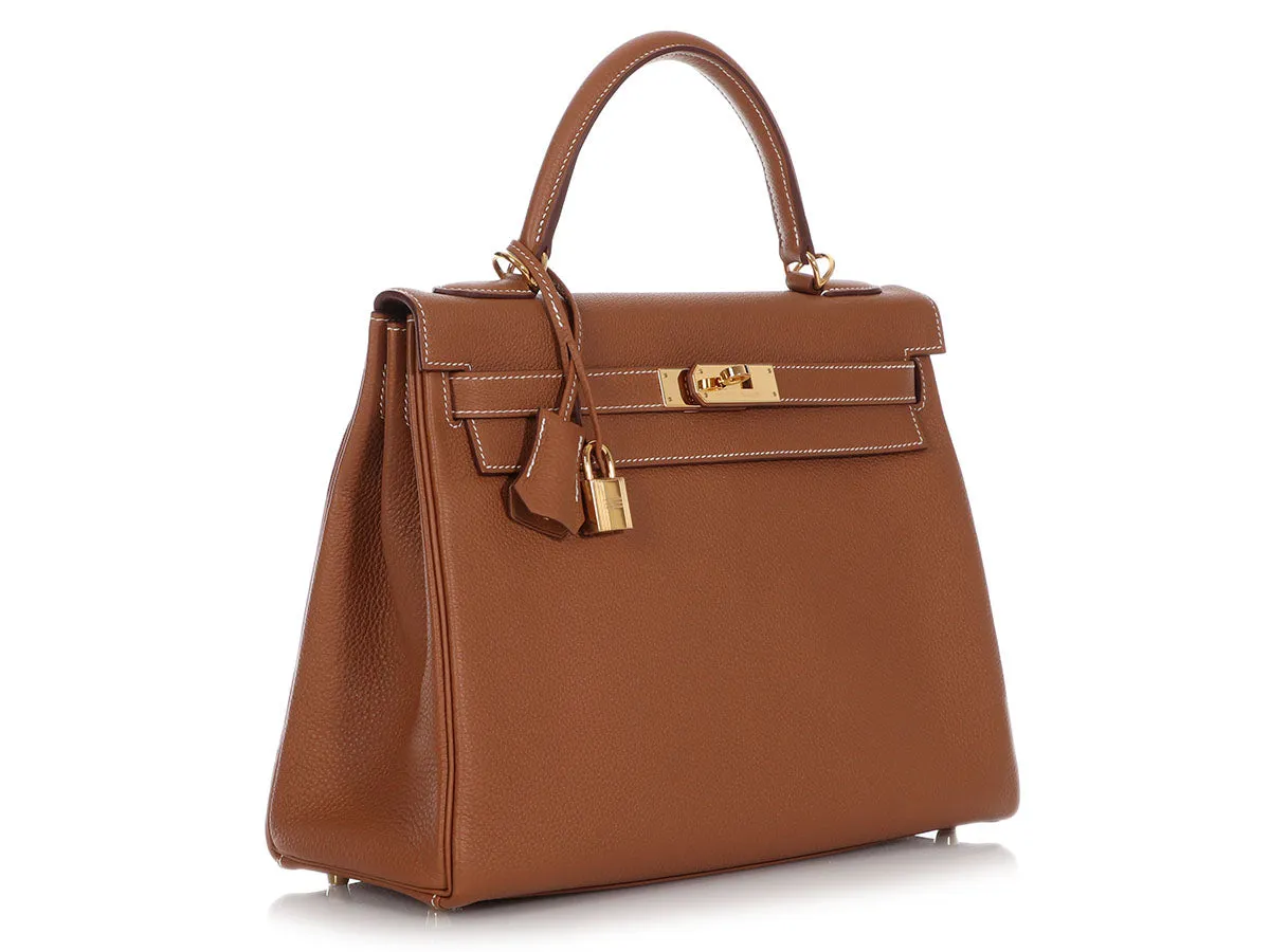 Hermès Gold Togo Kelly 32