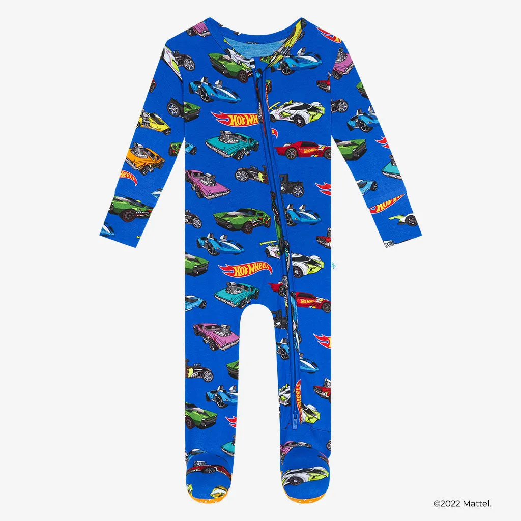 Hot Wheels™ Footie Zippered One Piece