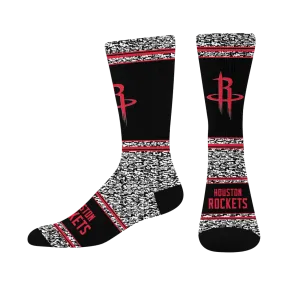 Houston Rockets For Bare Feet Tri-Stripe Socks