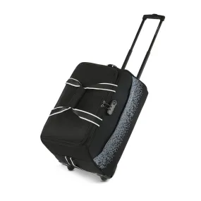 Lavie Sport Cabin Size 45 Litres Pixel Wheel Duffle Bag| | 2 Wheel Duffle Bag Black