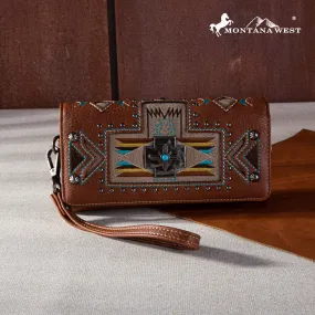 MW1261-W002 Montana West Concho Collection Wallet