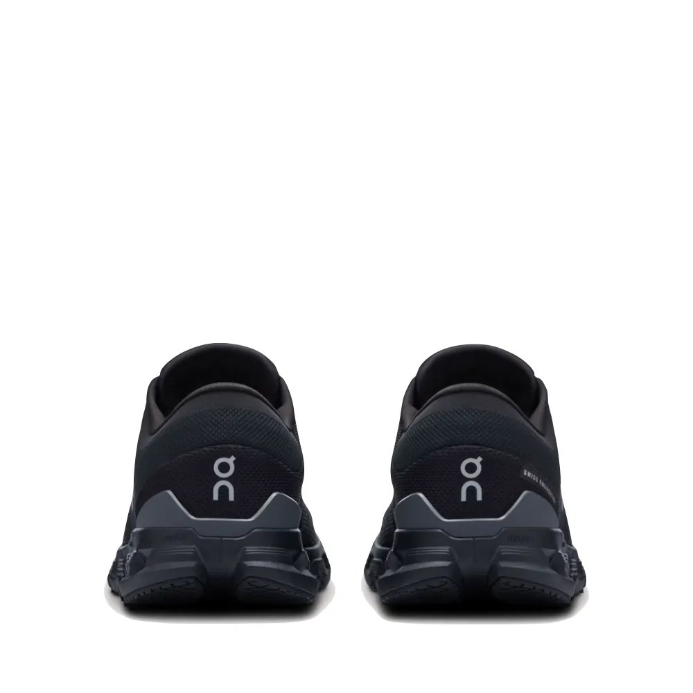 On Women's Cloud X 4 Sneaker in Black/Eclipse