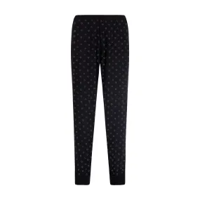 Polkadot Black Vintage Hearts JOGGER Hi Rise -NEW