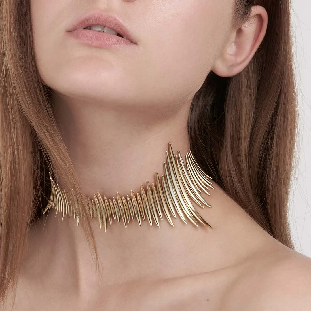 Quill Multi Choker - Yellow Gold Vermeil