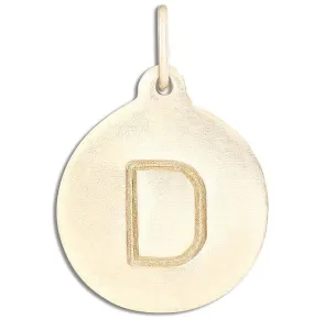 "D" Alphabet Charm