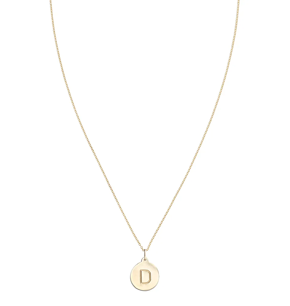 "D" Alphabet Charm