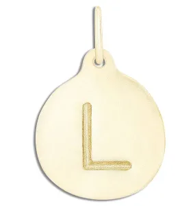 "L" Alphabet Charm