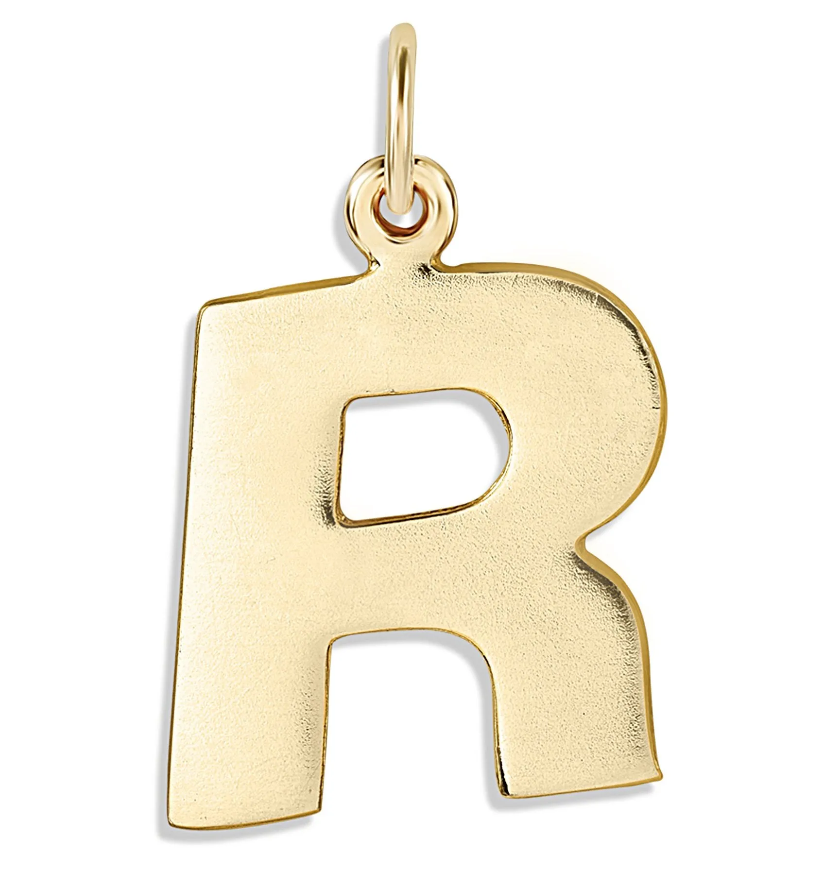 "R" Cutout Letter Charm