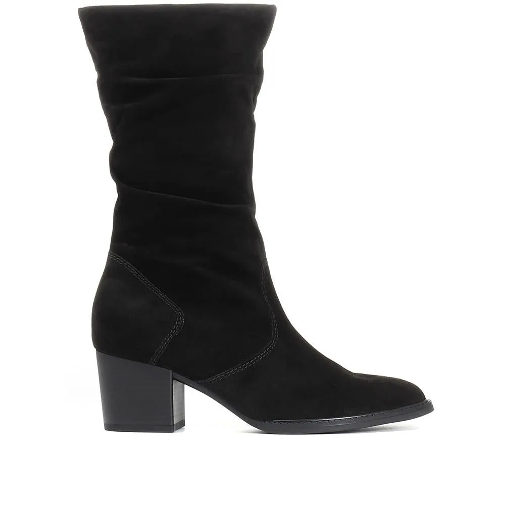 Ramona Suede Slouch Calf Boot - GAB30557 / 316 635