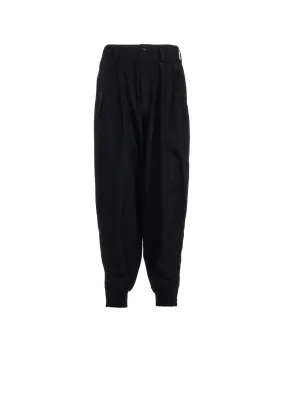 RY/W GABARDINE RIB SLEEVE PANTS