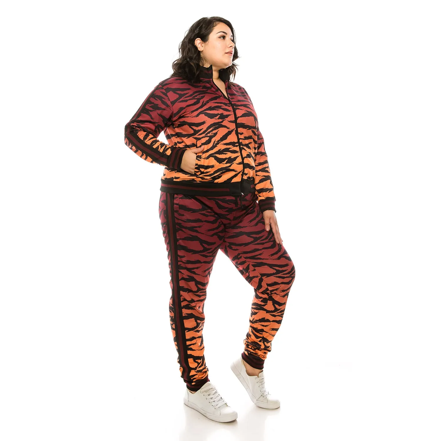 VL215 Women's Tiger Camo Track Suit (Open Pack)