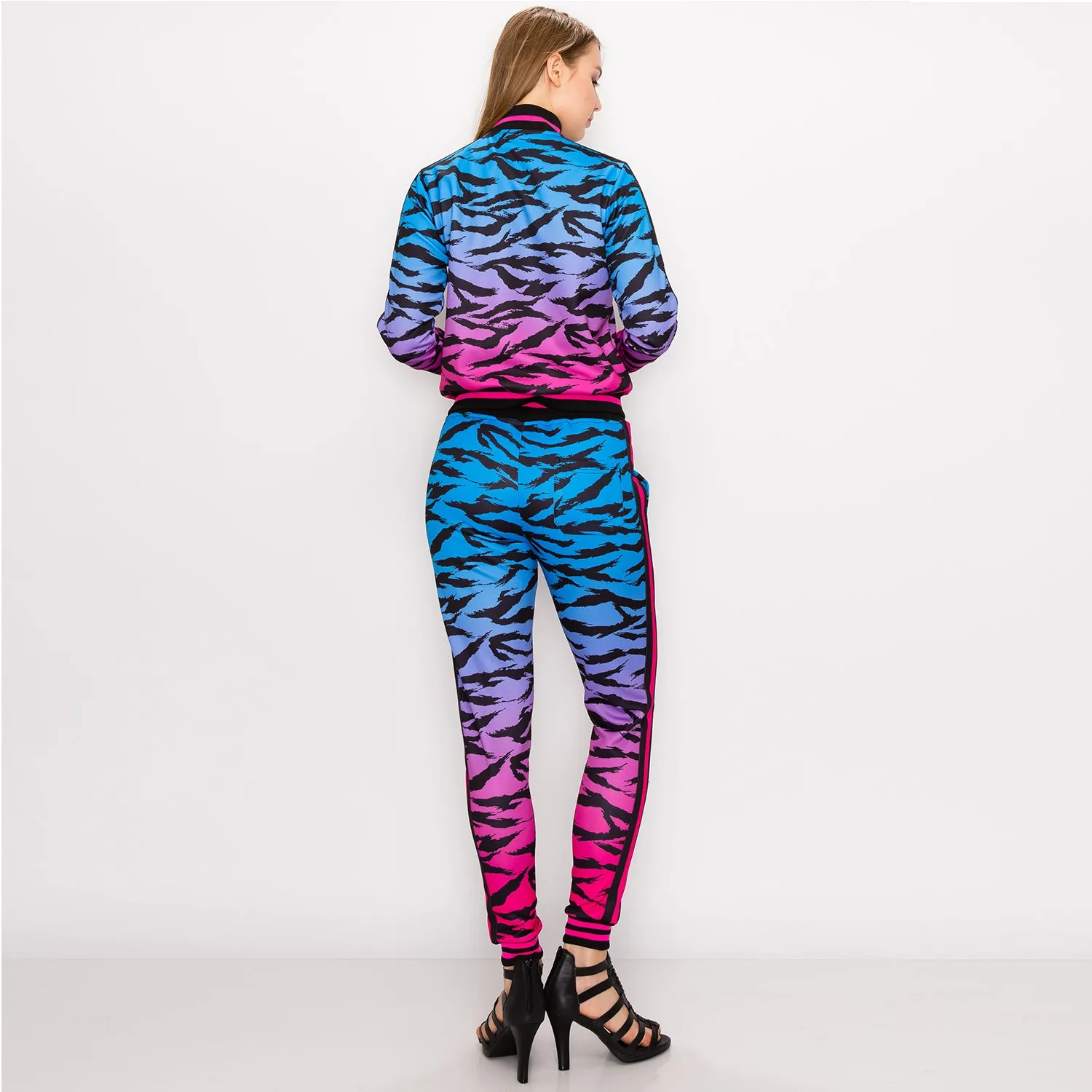 VL215 Women's Tiger Camo Track Suit (Open Pack)