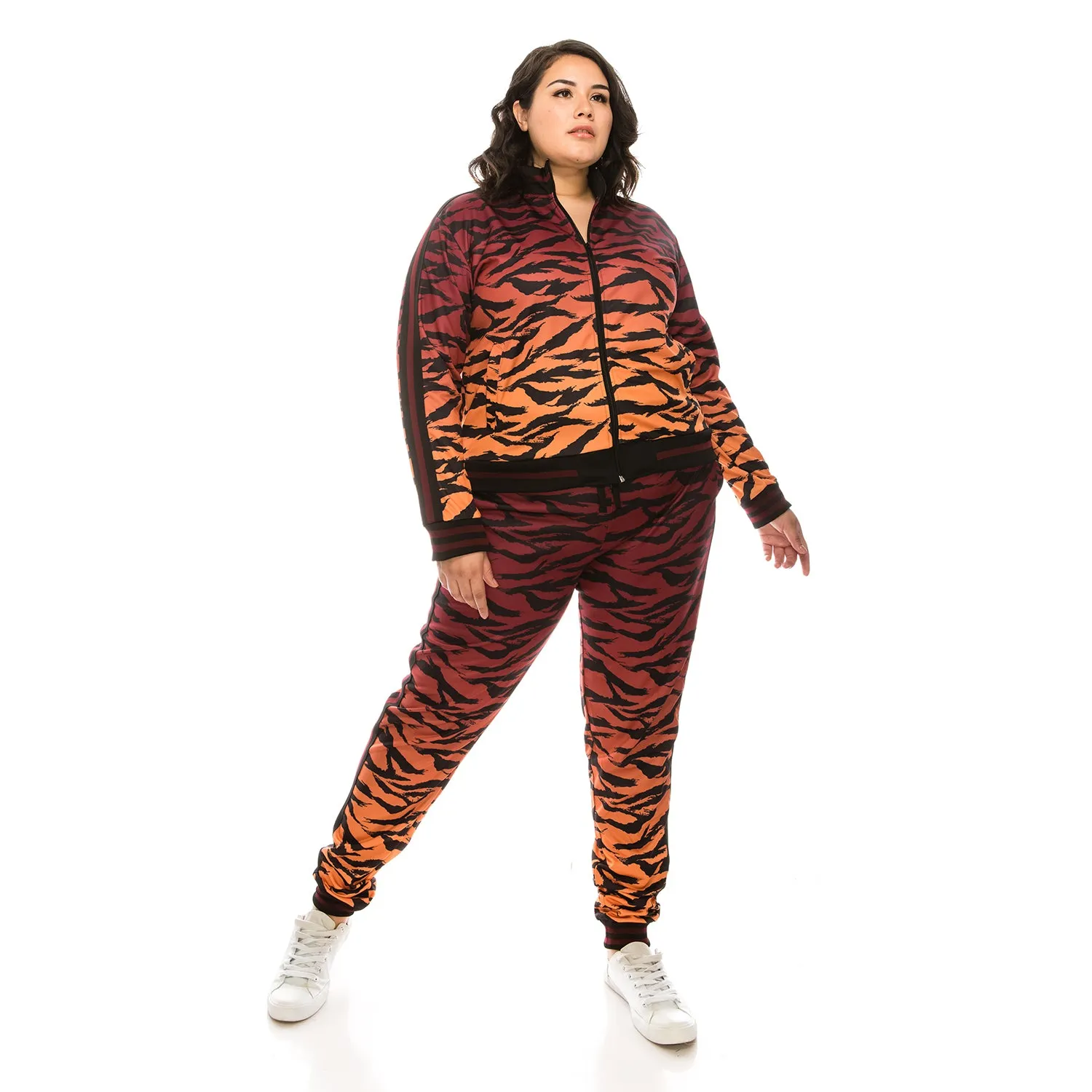 VL215 Women's Tiger Camo Track Suit (Open Pack)