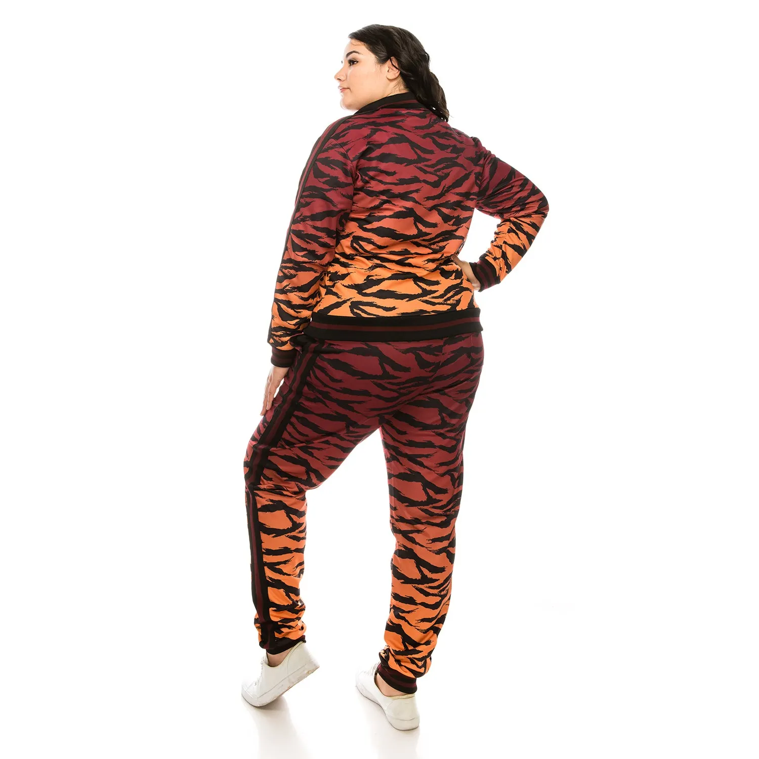 VL215 Women's Tiger Camo Track Suit (Open Pack)